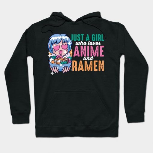 Just A Girl Who Loves Anime And Ramen Chibi Girl
