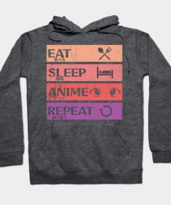 Eat Sleep Anime Repeat Kanji Scripture